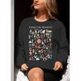 Science Teacher Alphabet Science Is All Around Us Teacher Women Crewneck Sweatshirt, Science Teacher Sweatshirts, funny gift