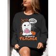Science Teacher Cute Ghost Halloween Teacher Men Women Women Crewneck Sweatshirt, Science Teacher Sweatshirts, funny gift Science Teacher Cute Ghost Halloween Teacher Men Women Women Crewneck Sweatshirt, Science Teacher Sweatshirts, funny gift