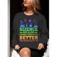 Science Teacher Because Figuring Things Out Is Better Than Women Crewneck Sweatshirt, Science Teacher Sweatshirts, funny gift Science Teacher Because Figuring Things Out Is Better Than Women Crewneck Sweatshirt, Science Teacher Sweatshirts, funny gift