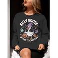 Silly Goose Spooky Teacher Club Halloween Witch Ghost Women Crewneck Sweatshirt, funny gift Silly Goose Spooky Teacher Club Halloween Witch Ghost Women Crewneck Sweatshirt, funny gift