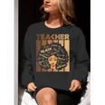 Smart Teacher Afro Girl Melanin African American Wowen Women Crewneck Sweatshirt, funny gift