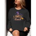 I Smell Children Wicked Cute Kindergarten Teacher Halloween Women Crewneck Sweatshirt, funny gift