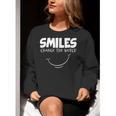Smile Smiles Change The World Teacher T-Shirt Happy T-Shirt Women Crewneck Sweatshirt, funny gift Smile Smiles Change The World Teacher T-Shirt Happy T-Shirt Women Crewneck Sweatshirt, funny gift