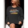 Spanish Teacher Dual Language Bilingual Teacher Cute Preppy Women Crewneck Sweatshirt, funny gift