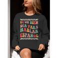 Spanish Teacher Maestra Hablar EspañOl Bilingual Teacher Women Crewneck Sweatshirt, funny gift Spanish Teacher Maestra Hablar EspañOl Bilingual Teacher Women Crewneck Sweatshirt, funny gift