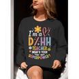 Special Education ASL Teacher Superpower DHH Teacher Women Crewneck Sweatshirt, funny gift Special Education ASL Teacher Superpower DHH Teacher Women Crewneck Sweatshirt, funny gift