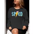 Special Education SPED Rocks Teacher Back To School Rock Women Crewneck Sweatshirt, funny gift Special Education SPED Rocks Teacher Back To School Rock Women Crewneck Sweatshirt, funny gift