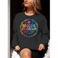 Special Education Squad Dream Team SPED Teacher Back School Women Crewneck Sweatshirt, funny gift