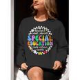 Special Education Teacher SPED Squad Team Kids Men Groovy Women Crewneck Sweatshirt, Groovy Teacher Sweatshirts, funny gift Special Education Teacher SPED Squad Team Kids Men Groovy Women Crewneck Sweatshirt, Groovy Teacher Sweatshirts, funny gift