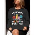 Special Education i Can Write a Goal For That Sped Teacher Women Crewneck Sweatshirt, funny gift Special Education i Can Write a Goal For That Sped Teacher Women Crewneck Sweatshirt, funny gift