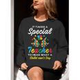Special Teacher To Hear Child Cant Say Autism Awareness Sped Women Crewneck Sweatshirt, funny gift