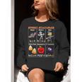 Spooky Syllables Halloween Teacher Student Education Women Crewneck Sweatshirt, funny gift
