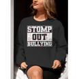 Stomp Out Bullying Back To School Education Teacher Women Crewneck Sweatshirt, funny gift
