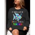 It Takes A Lot Of Sparkle To Be A Teacher Rainbow Fish For Men Women Women Crewneck Sweatshirt, funny gift It Takes A Lot Of Sparkle To Be A Teacher Rainbow Fish For Men Women Women Crewneck Sweatshirt, funny gift