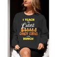 I Teach The Cutest Candy Corn In The Patch Teacher Halloween Women Crewneck Sweatshirt, funny gift I Teach The Cutest Candy Corn In The Patch Teacher Halloween Women Crewneck Sweatshirt, funny gift