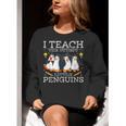 I Teach The Cutest Little Penguins Cute School Teacher Tee Women Crewneck Sweatshirt, funny gift I Teach The Cutest Little Penguins Cute School Teacher Tee Women Crewneck Sweatshirt, funny gift