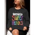 I Teach Future Superheroes Teacher Teaching Women Crewneck Sweatshirt, Future Teacher Sweatshirts, funny gift I Teach Future Superheroes Teacher Teaching Women Crewneck Sweatshirt, Future Teacher Sweatshirts, funny gift