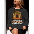 Teach Leopard Rainbow Cute Halloween Costume Teacher Women Women Crewneck Sweatshirt, funny gift