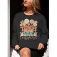 Teach Love Inspire Retro Groovy Daisy Back To School Teacher For Men Women Kids Women Crewneck Sweatshirt, Groovy Teacher Sweatshirts, funny gift Teach Love Inspire Retro Groovy Daisy Back To School Teacher For Men Women Kids Women Crewneck Sweatshirt, Groovy Teacher Sweatshirts, funny gift