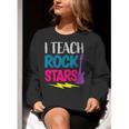 I Teach Rockstars Tee Orchestra Music Teacher Back To School Women Crewneck Sweatshirt, funny gift I Teach Rockstars Tee Orchestra Music Teacher Back To School Women Crewneck Sweatshirt, funny gift