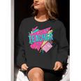 Teacher 90s Retro Colorful Teacher Of The 90s Back To School Women Crewneck Sweatshirt, 90s Teacher Sweatshirts, funny gift Teacher 90s Retro Colorful Teacher Of The 90s Back To School Women Crewneck Sweatshirt, 90s Teacher Sweatshirts, funny gift