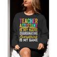 Teacher Assistant Is My Name Coordinating Teacher Aide For Men Women Women Crewneck Sweatshirt, funny gift