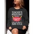 Teacher Assistant Teaching School Ninja Appreciation Women Crewneck Sweatshirt, funny gift Teacher Assistant Teaching School Ninja Appreciation Women Crewneck Sweatshirt, funny gift