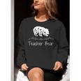 Teacher Bear For Educators Teacher Appreciation Women Crewneck Sweatshirt, funny gift Teacher Bear For Educators Teacher Appreciation Women Crewneck Sweatshirt, funny gift
