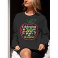 Teacher Celebrating 30 Years Of Teaching Students School Women Crewneck Sweatshirt, funny gift Teacher Celebrating 30 Years Of Teaching Students School Women Crewneck Sweatshirt, funny gift