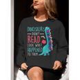 Teacher Dinosaurs Didnt Read Look What Happened Book Reading Women Crewneck Sweatshirt, funny gift Teacher Dinosaurs Didnt Read Look What Happened Book Reading Women Crewneck Sweatshirt, funny gift