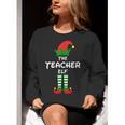The Teacher Elf Family Matching Group Idea Christmas Women Crewneck Sweatshirt, funny gift