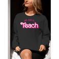 Teacher Life My Job Is Teach Women Crewneck Sweatshirt, funny gift Teacher Life My Job Is Teach Women Crewneck Sweatshirt, funny gift
