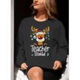 Teacher Squad Red Plaid Rudolph Reindeer Christmas Women Crewneck Sweatshirt, funny gift Teacher Squad Red Plaid Rudolph Reindeer Christmas Women Crewneck Sweatshirt, funny gift