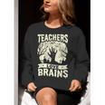 Teachers Love Brains Halloween Costume Boo Trick Teach Women Crewneck Sweatshirt, funny gift Teachers Love Brains Halloween Costume Boo Trick Teach Women Crewneck Sweatshirt, funny gift