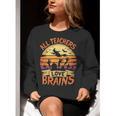 All Teachers Love Brains Halloween Teacher Women Crewneck Sweatshirt, funny gift