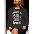 Teachers Love Brains Shirt Men Women Teacher Halloween Women Crewneck Sweatshirt, funny gift Teachers Love Brains Shirt Men Women Teacher Halloween Women Crewneck Sweatshirt, funny gift