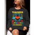 Teachers Are Superheroes – Fun Appreciation Women Crewneck Sweatshirt, funny gift