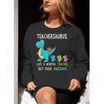 Teachersaurus Like A Normal Teacher But More Awesome Women Crewneck Sweatshirt, funny gift Teachersaurus Like A Normal Teacher But More Awesome Women Crewneck Sweatshirt, funny gift