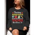 Teaching Assistant Because Teachers Need Heroes Too Cute Women Crewneck Sweatshirt, funny gift Teaching Assistant Because Teachers Need Heroes Too Cute Women Crewneck Sweatshirt, funny gift