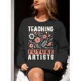 Teaching Future Artists For Art Teachers And Lovers For Men Women Girls Kids Women Crewneck Sweatshirt, funny gift Teaching Future Artists For Art Teachers And Lovers For Men Women Girls Kids Women Crewneck Sweatshirt, funny gift