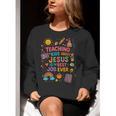 Teaching Kids About Jesus Is The Best Job Ever Bible Teacher Women Crewneck Sweatshirt, funny gift Teaching Kids About Jesus Is The Best Job Ever Bible Teacher Women Crewneck Sweatshirt, funny gift