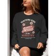 Teaching Kids About Jesus Is My Ministry Christian Teacher Women Crewneck Sweatshirt, funny gift Teaching Kids About Jesus Is My Ministry Christian Teacher Women Crewneck Sweatshirt, funny gift