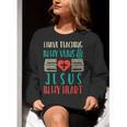 Teaching In My Veins Jesus In My Heart God Christian Teacher Women Crewneck Sweatshirt, funny gift Teaching In My Veins Jesus In My Heart God Christian Teacher Women Crewneck Sweatshirt, funny gift