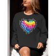 Teaching Is a Work Of Heart Tie Dye Hippie For Teacher For Men Women Girls Kids Women Crewneck Sweatshirt, funny gift Teaching Is a Work Of Heart Tie Dye Hippie For Teacher For Men Women Girls Kids Women Crewneck Sweatshirt, funny gift