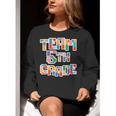Team 5th Grade Building Blocks Bricks Theme Teacher Team For Men Women Kids Women Crewneck Sweatshirt, funny gift Team 5th Grade Building Blocks Bricks Theme Teacher Team For Men Women Kids Women Crewneck Sweatshirt, funny gift