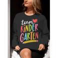 Team Kindergarten Teacher Student Back To School Women Crewneck Sweatshirt, funny gift Team Kindergarten Teacher Student Back To School Women Crewneck Sweatshirt, funny gift