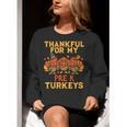 Thankful For My Pre K Turkeys Teacher Thanksgiving Men Women Women Crewneck Sweatshirt, funny gift Thankful For My Pre K Turkeys Teacher Thanksgiving Men Women Women Crewneck Sweatshirt, funny gift