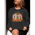 Thanksgiving Book Pumpkin Reading Teachers Fall Lovers Boys Women Crewneck Sweatshirt, funny gift Thanksgiving Book Pumpkin Reading Teachers Fall Lovers Boys Women Crewneck Sweatshirt, funny gift