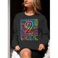 Tie Dye 2nd Grade Typography Team Second Grade Teacher Women Crewneck Sweatshirt, 2nd Grade Teacher Sweatshirts, funny gift Tie Dye 2nd Grade Typography Team Second Grade Teacher Women Crewneck Sweatshirt, 2nd Grade Teacher Sweatshirts, funny gift