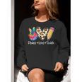 Tie Dye Hippie Peace Love Teach Teacher Appreciation Women Crewneck Sweatshirt, funny gift Tie Dye Hippie Peace Love Teach Teacher Appreciation Women Crewneck Sweatshirt, funny gift